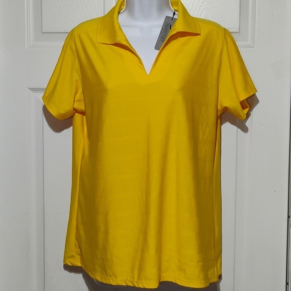 Slazenger yellow polo style top